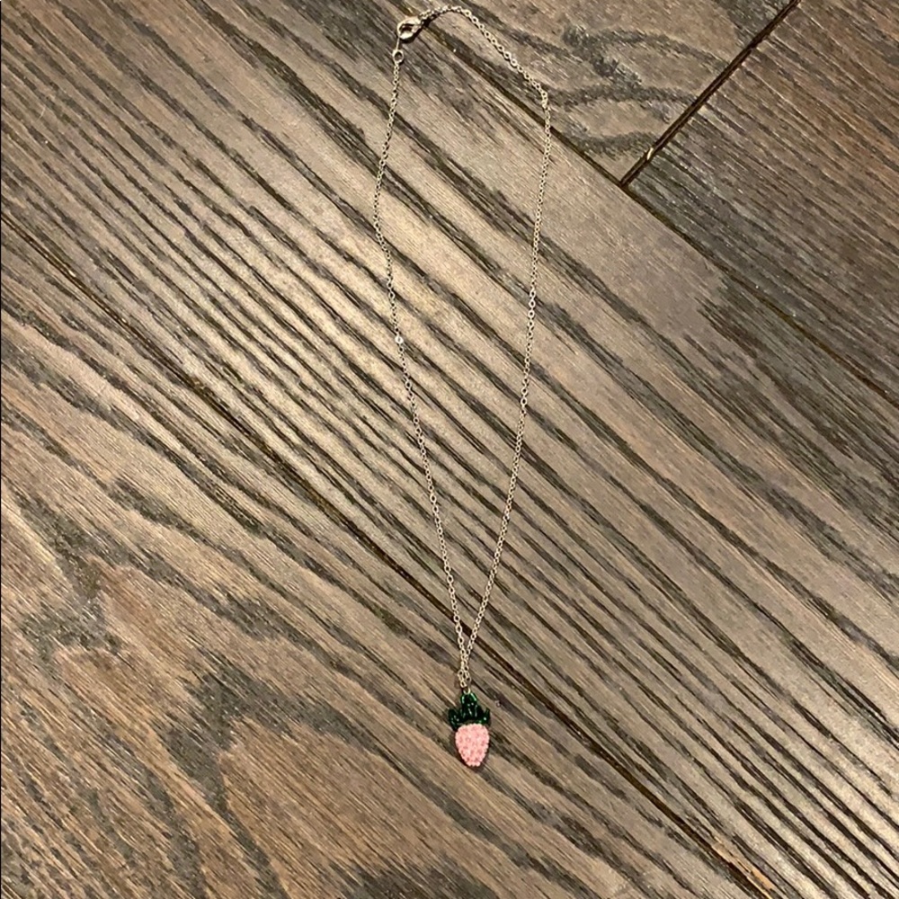 Strawberry sparkle necklace